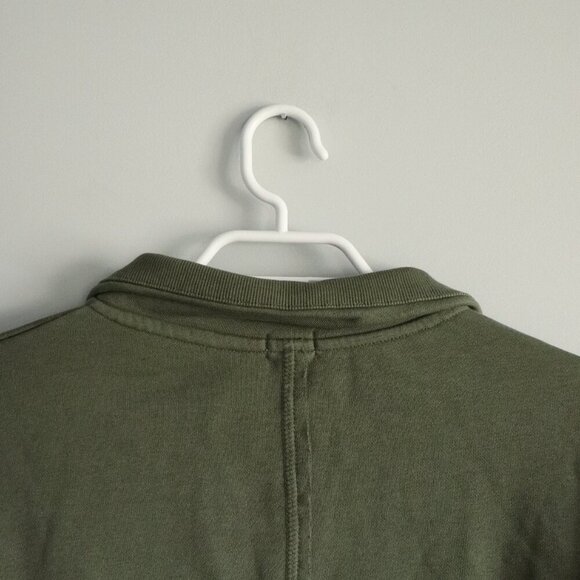 Kismet Women's Green Sz S 1/4 Zip Luxury Pullover Long Sleeve Sweatshirt Sweater - Picture 5 of 11